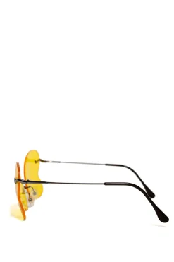 YELLOW BUTTERFLY SUNGLASSES