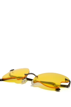 YELLOW BUTTERFLY SUNGLASSES