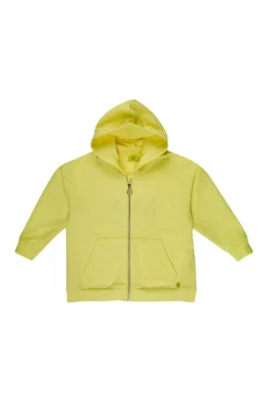 YELLOW JACKET WITH EMBROIDERED LOGO