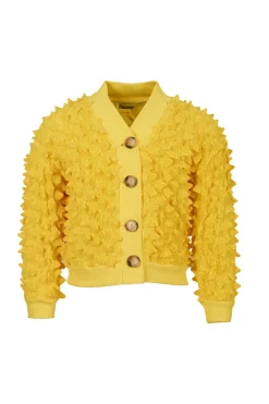 YELLOW SPIKE CARDIGAN